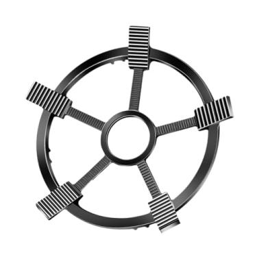 Imagem de WeiLaiKeQi Anel wok de ferro fundido, suporte universal para panela, à prova de vento, rack de calor, anéis de gás, redutor de rack para queimador de, 24.8 Cm