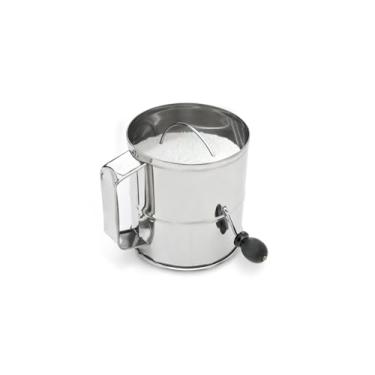 Imagem de Fox Run Peneira de farinha, aço inoxidável, 8 xícaras