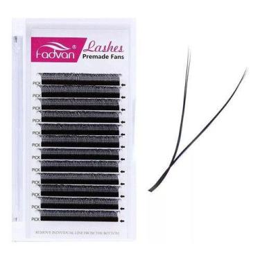 Imagem de Cílios Fadvan Fio Y Volume Brasileiro Extensão De Cílios Y - NoBrand