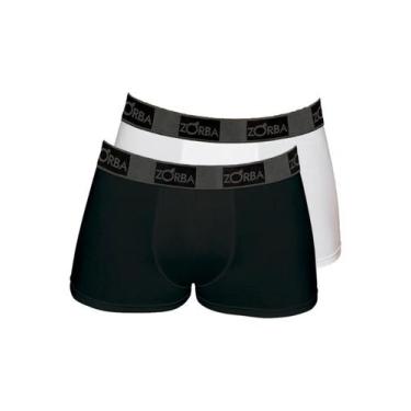 Imagem de Kit com 2 Cuecas Boxer Zorba 717 Colorido, Preto, GG