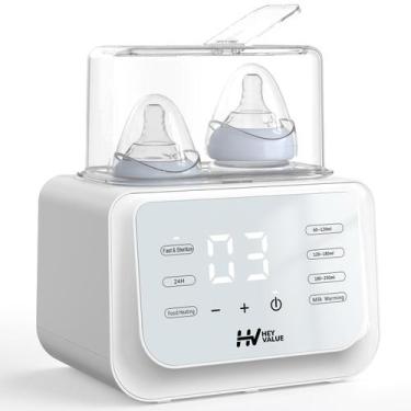 Imagem de Aquecedor de Mamadeiras HEYVALUE 8 em 1 - Aquecimento Rápido e Manuten