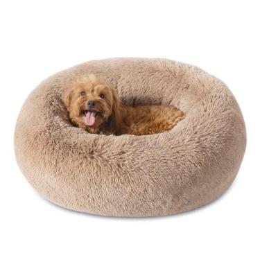 Imagem de Cama para Cachorro Bedsure - Formato Donut Lavável para Cães Pequenos 