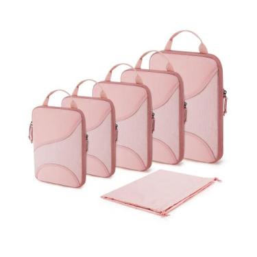 Imagem de Conjunto de 6 Cubos de Compressão BAGSMART para Viagem