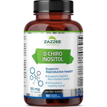 Imagem de Suplemento Zazzee D-Chiro-Inositol 50mg - 90 Cápsulas Veganas