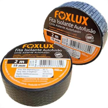 Imagem de Fita Isolante Alta Tensao Foxlux Auto Fusao 19Mm X 2M - Kit C/10 Pecas