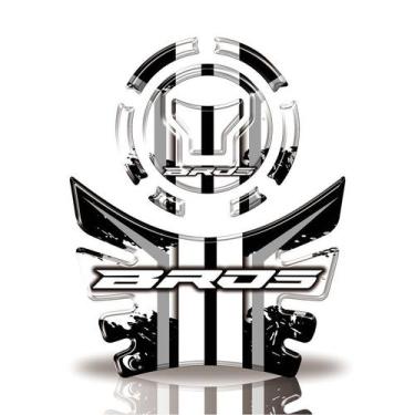 Imagem de Kit Protetor Tanque E Bocal Moto Honda Acima 2018 Bros 160 Preto 2020 