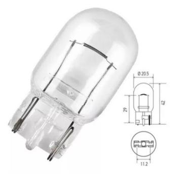 Imagem de Lâmpada Super Pingão  T20 21w 12v 1 polo   veículos Civic Toyota Nissa