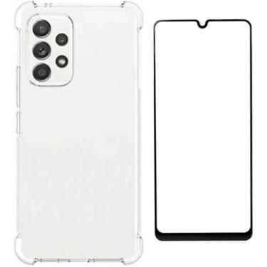 Imagem de Kit Capinha Capa Antiqueda Compatível com Samsung Galaxy A54 5G e Pelí