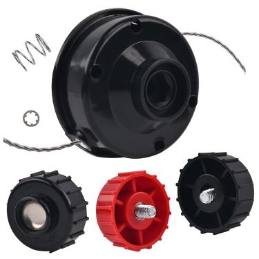 Imagem de Realman Cabeça de aparador para Bolens BL100 BL110 Bl160 Craftsman 31679111 31679112 316711370 316711390 316711470 Homelite BC2500AZ F3050 HBC28 HBC28 HBC30Bi (com puxadores OBL)