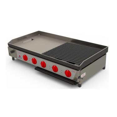 Imagem de Chapa Mista Char Broiler a Gás Grelhados e Frituras PRCB-210 style Progás