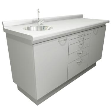 Imagem de Mobiliário Técnico Científico Móveis Odontológicos Com Pia