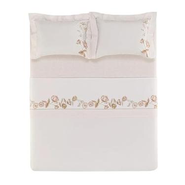 Imagem de Karsten, Jogo Cama Casal 4 Pcs Algodão 200 Fios Marie Karsten