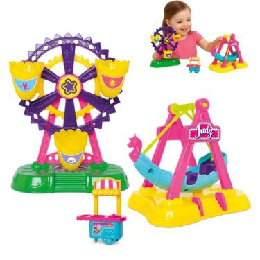 Imagem de  Parque Diversões Brinquedo Infanti Roda Gigante Barco Judy - Samba To