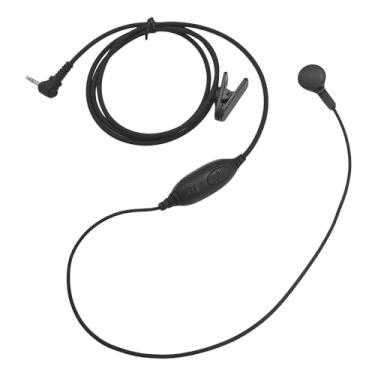 Imagem de Fone de ouvido de tubo acústico de 1 pino de 2,5 mm com microfone PTT em forma de G compatível com Motorola Talkabout T200 T260 T460 T600 T800 T6500 MR350R MS350R FR50 FR60 EM1000 MH230R Rádio (Roxo)