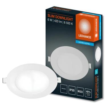 Imagem de Luminaria Embutir Redonda Downlight 12Cm 6W 400Lm Ledvance, 127/220V