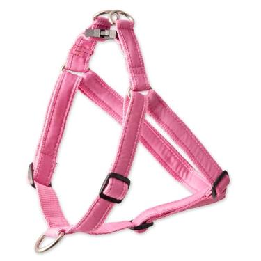 Imagem de Pet Passion Peitoral para cães com fita reciclada ajustável para todas as raças de animais de estimação, rosa choque, grande