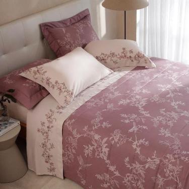 Imagem de Jogo de Cama Queen Gran Percalle 200 Fios Buddemeyer Olga 100% Algodão