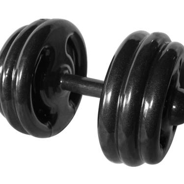 Imagem de Dumbbell Emborrachado Treinamento Funcional Academia 30kg
