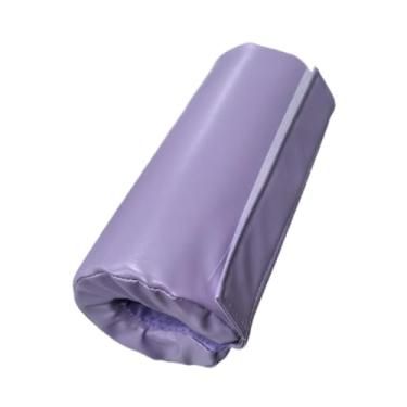 Imagem de oshhni Tapete de barra de ginástica, tapete de barra de ginástica multiuso, removível, macio e antiderrapante, almofadas para barras de dança para iniciantes, Roxo