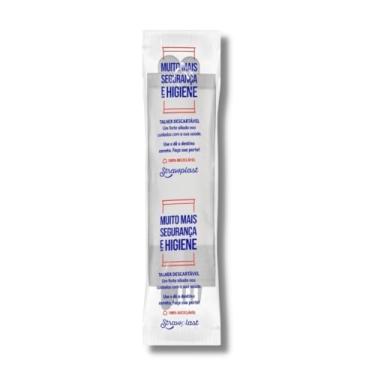 Imagem de Kit Sachê Garfo e Faca Forte c/Guardanapo Branco 50un BWB Prático Descartável