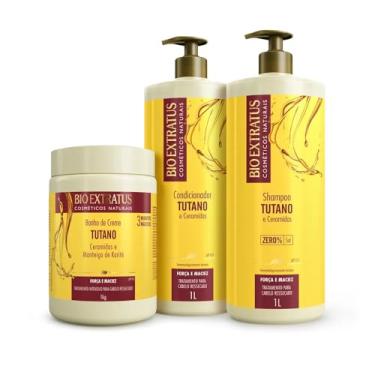 Imagem de Kit Bio Extratus Tutano (1L/Kg) Shampoo, Condicionador e Banho de Creme