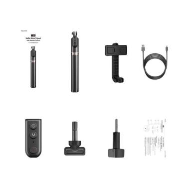 Imagem de Tripé Bluetooth Selfie Stick Para GoPro Insta 360 DJI Smartphone Vlog 