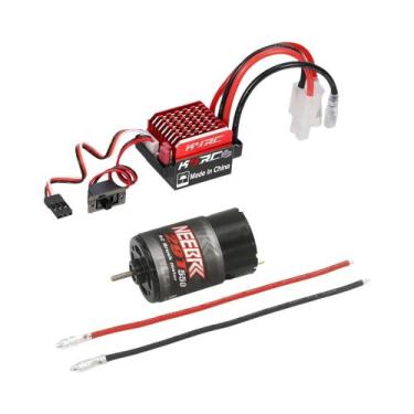 Imagem de Motor Escovado NEEBRC 550 De Alto Torque Com 60A 360A ESC Para Carro D