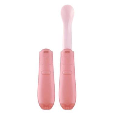 Imagem de 2 Colheres Bebê Dobrável Buba, Rosa