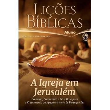 Imagem de Revista Lições Bíblica Adulto Aluno 3º Trimestre 2025 - CPAD