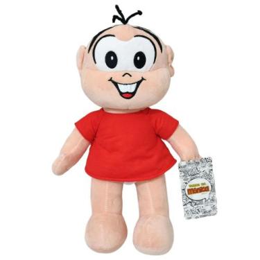 Imagem de Boneca de Pelúcia Mônica 35cm Turma da Mônica Original e Licenciada co
