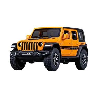 Imagem de Escala 1:32 Wrangler Rubicon Diecast Toy Car Portas Abertas Som Luz Pu