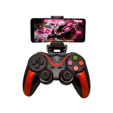 Imagem de Controle Gamer G7 V1 – Controle Sem Fio Bluetooth para Celulares, Tablets, Consoles, PC e Smart TVs com Bateria de Longa Duração (Azul) (Vermelho)
