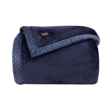 Imagem de Cobertor / Manta De Microfibra Queen Blanket Azul Kacyumara, Darkslate