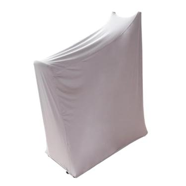 Imagem de Colaxi Capa de bicicleta para ciclismo indoor, equipamento de proteção para bicicleta à prova de com cordão, protetor de para treinamento em academia, Cinza