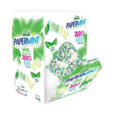 Imagem de Caixa 24un PaperMint Lâminas Refrescante Sem Açúcar Menta - Danilla