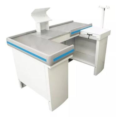 Imagem de Check-out Caixa Supermercado 1,55m Com Furação + Kit Amapá