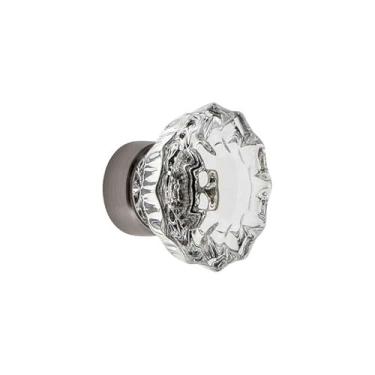 Imagem de Grandeur Puxador de armário de cristal Versailles de 3,5 cm em estanho antigo