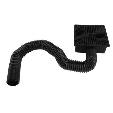 Imagem de Extensor de dessas de calha, extensão flexível de tubo de drenagem com bacia de captura para ralo francês, design de baixo perfil para desviar a água para longe da fundação da casa
