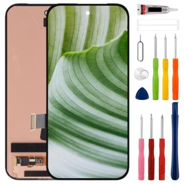 Imagem de SWARK Substituição de tela LCD de 6,3 polegadas para Pixel 9A GXQ96, GTF7P, G3Y12 Touch Screen Digitalizador de Substituição com Kit de Ferramentas de Reparo Atualizado - Preto