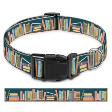 Imagem de BAYCUFKQ Coleira para cães, linda coleira ajustável para cães grandes, coleiras macias para cães com fivela de liberação rápida para caminhada, corrida, estante fofa