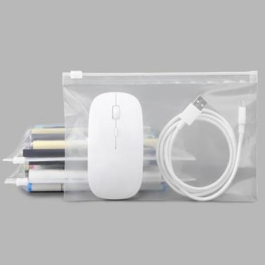 Imagem de Svaldo Sacos de embalagem transparentes, pequenos sacos de plástico transparentes com zíper para cuecas, gravatas, meias, envio de joias, 20 x 14 cm, pacote com 50, impermeável, 3 mm