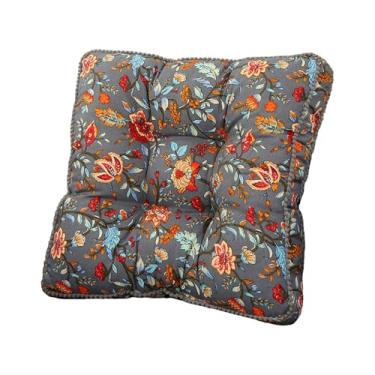 Imagem de Whtkoph Almofada para Cadeira Quadrada, Almofada para Cadeira, Lareira, Canto de Leitura, Almofada para Ambientes Internos, 16 X 16 Polegadas, Decorat, Style B, Tamanho real