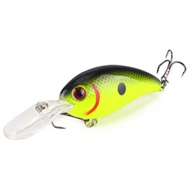 Imagem de 1 Isca de pesca de manivela 10 cm 14 g Isca rígida artificial para robalo, lúcio, pesca marítima