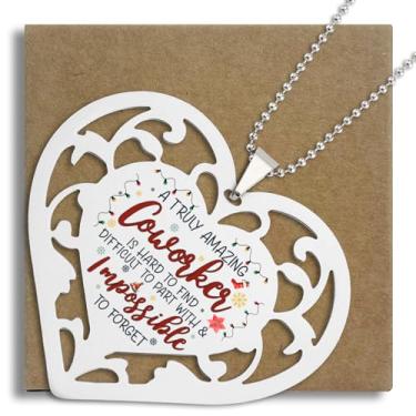 Imagem de Enfeites de Natal para Colegas de Trabalho Presentes "Um Colega de Trabalho Realmente Incrível é Difícil de Encontrar..." Presente de Apreciação de Férias para Colegas, Chefes, Empregados Enfeites