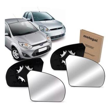 Imagem de Par Lente Com Base Retrovisor Fiesta 2003 A 2014 / Ka 2008 A 2012 Orig