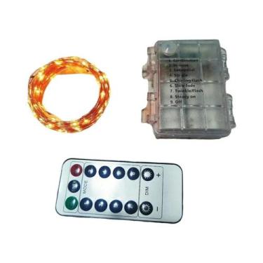 Imagem de Luzes de Corda LED com 50 Leds e 5m - USB, Bateria, Temporizador e Con