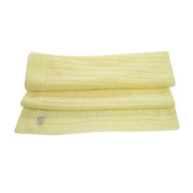 Imagem de Manta Infantil Trançada - Kowak, Amarelo