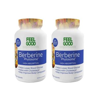 Imagem de Suplemento Feel Good Superfoods Berberine Phytosome 120 cápsulas - Mar