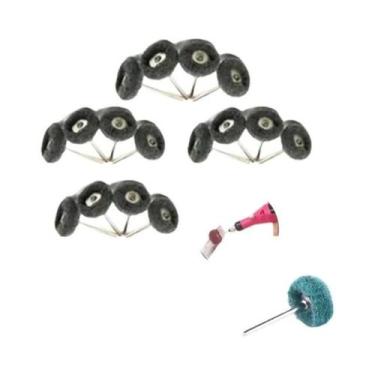 Imagem de Conjunto De Escovas Abrasivas Para Mini Furadeira, Roda De Polimento D