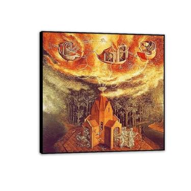 Imagem de Remedios Varo Decor Prints 2-2.0kk tela surrealismo decoração de parede Remedios Varo arte de parede emoldurada para sala de estar banheiro presente pronto para pendurar 30x30 cm (30.5x30.5 cm